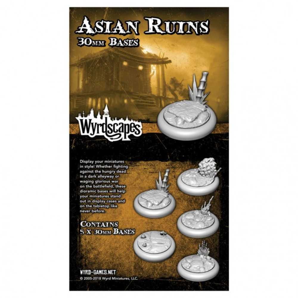 Asian Ruins: 30mm Bases (5)