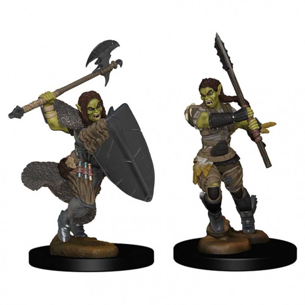Pf DC: Half Orc Female Barbarian W1