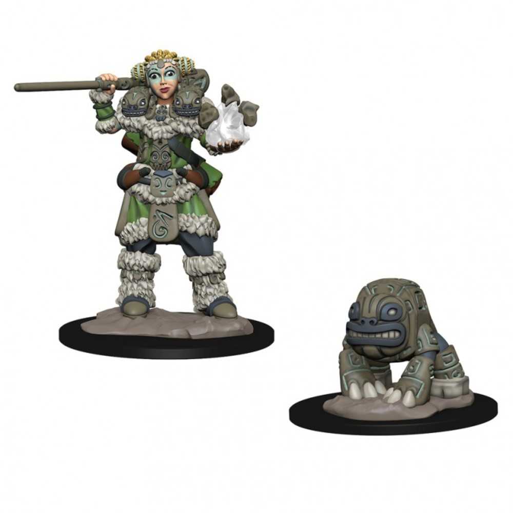 Wardlings: Girl Druid & Stone Creature