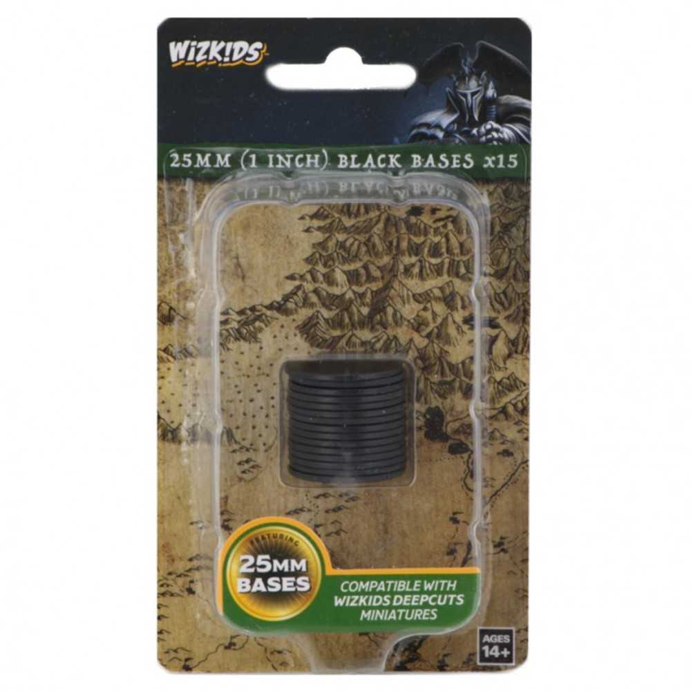 Wzk DC: Black 25mm Round Base