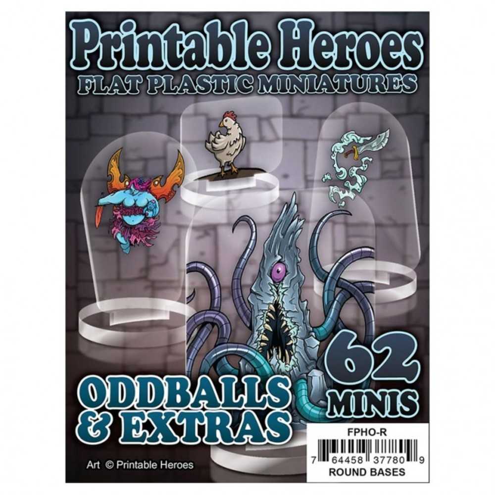 Flat Plastic Minis: Print: Oddballs