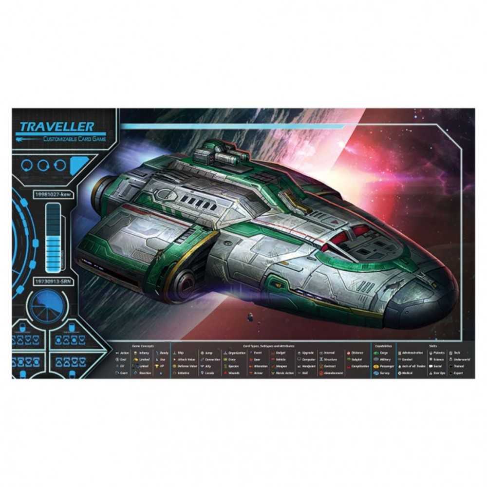 Traveller Cg: Play Mat Beowulf Free Trad
