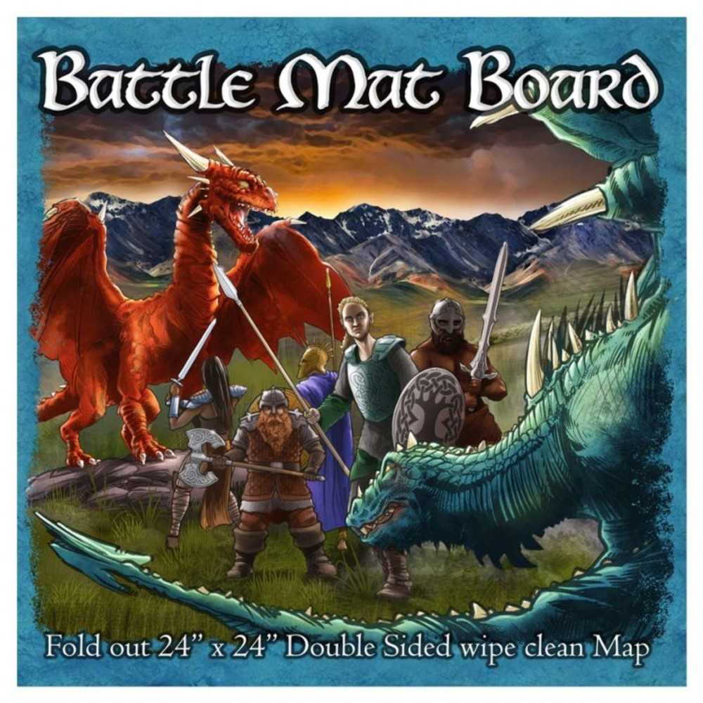 Battle Mat Board Dungeon And Grassland