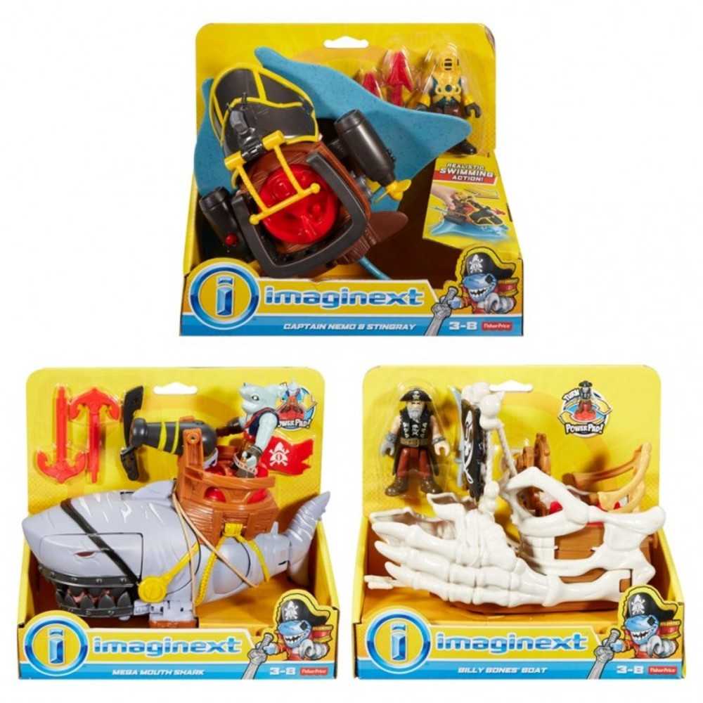 Imaginext: Pirate Feature 2 Pk Ast (2)