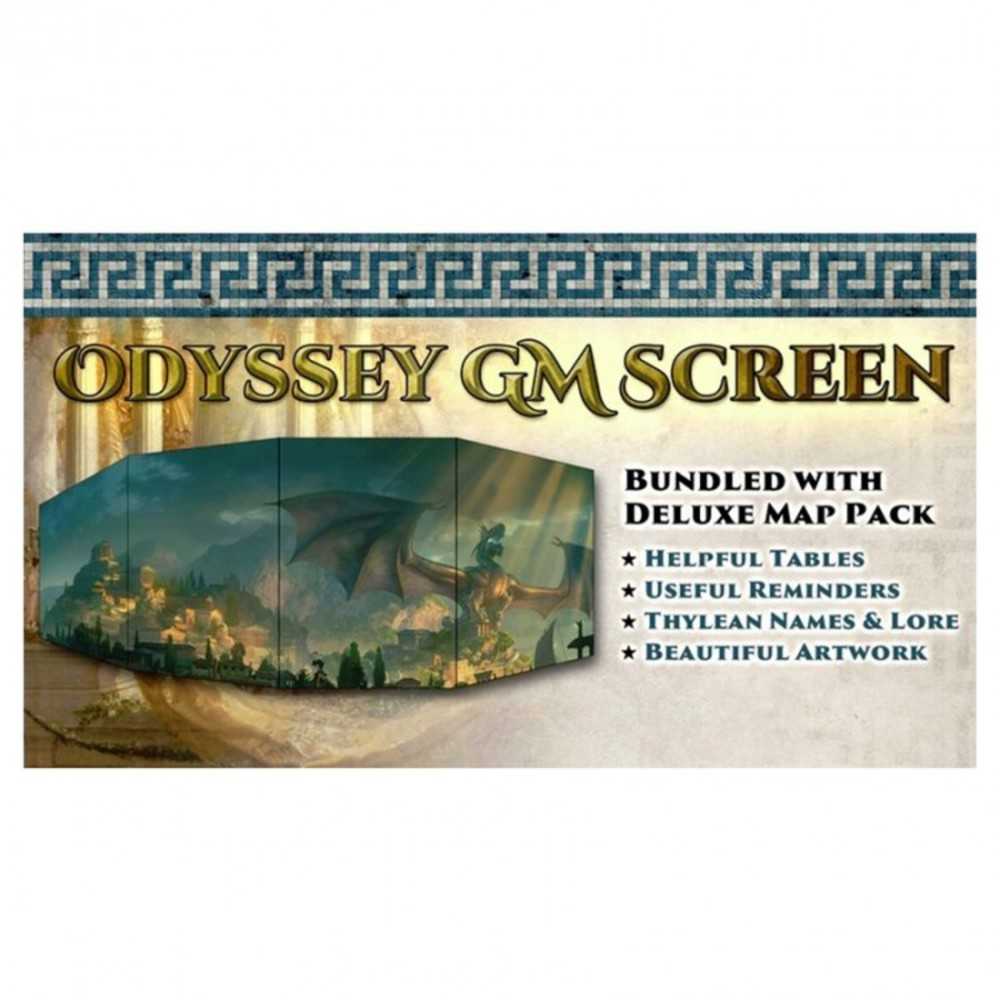Odyssey of the Dragonlords: Gm Screen & Map