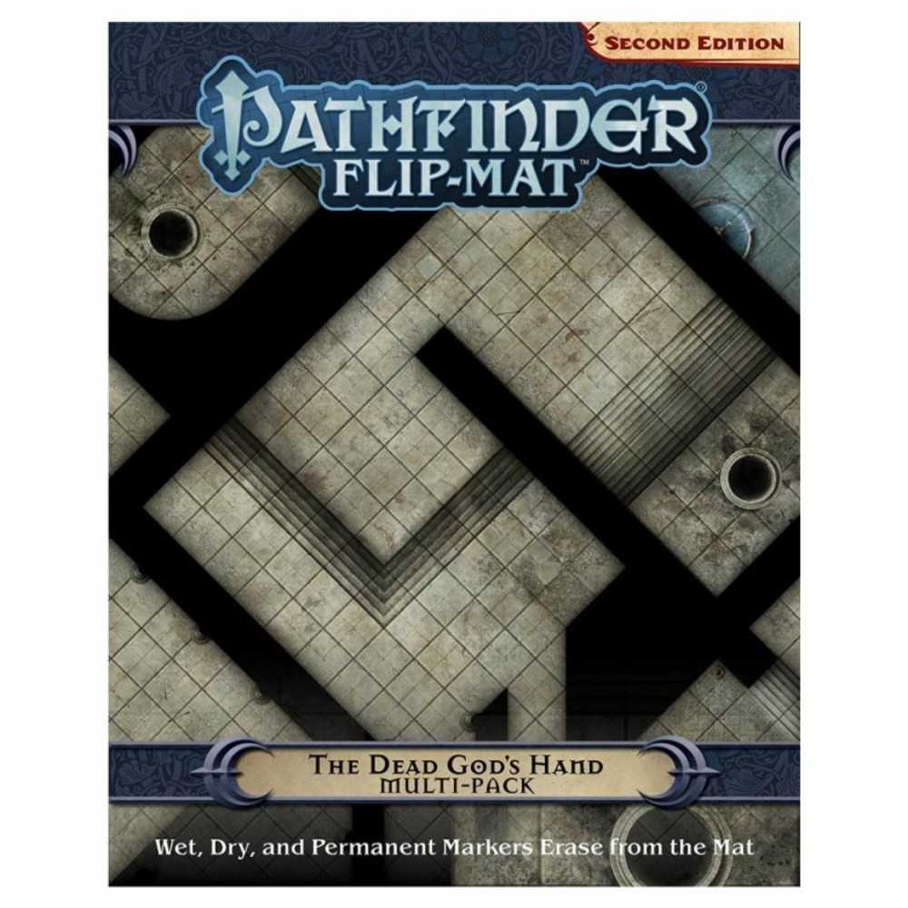 Pf2 E Flip Mat: Dead GodS Hand Multi Pk