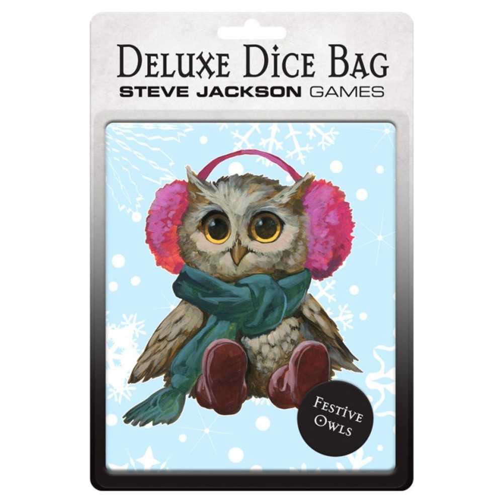 Deluxe Dice Bag: Festive Owls