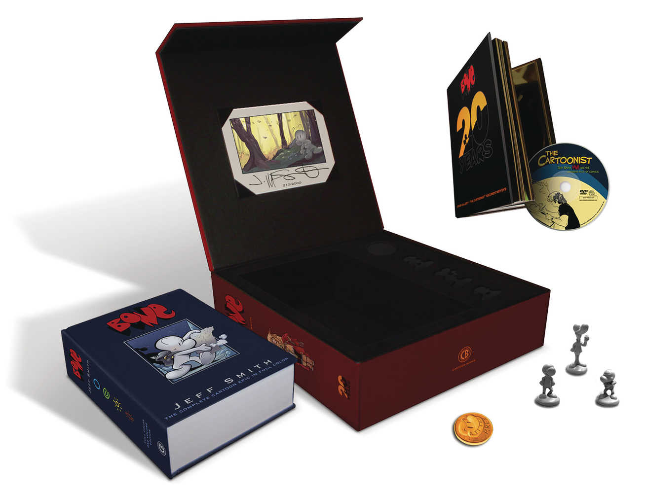 Bone One Volume Color Edition Signed Hardcover 20 Th Ann Box Set (O/A) 