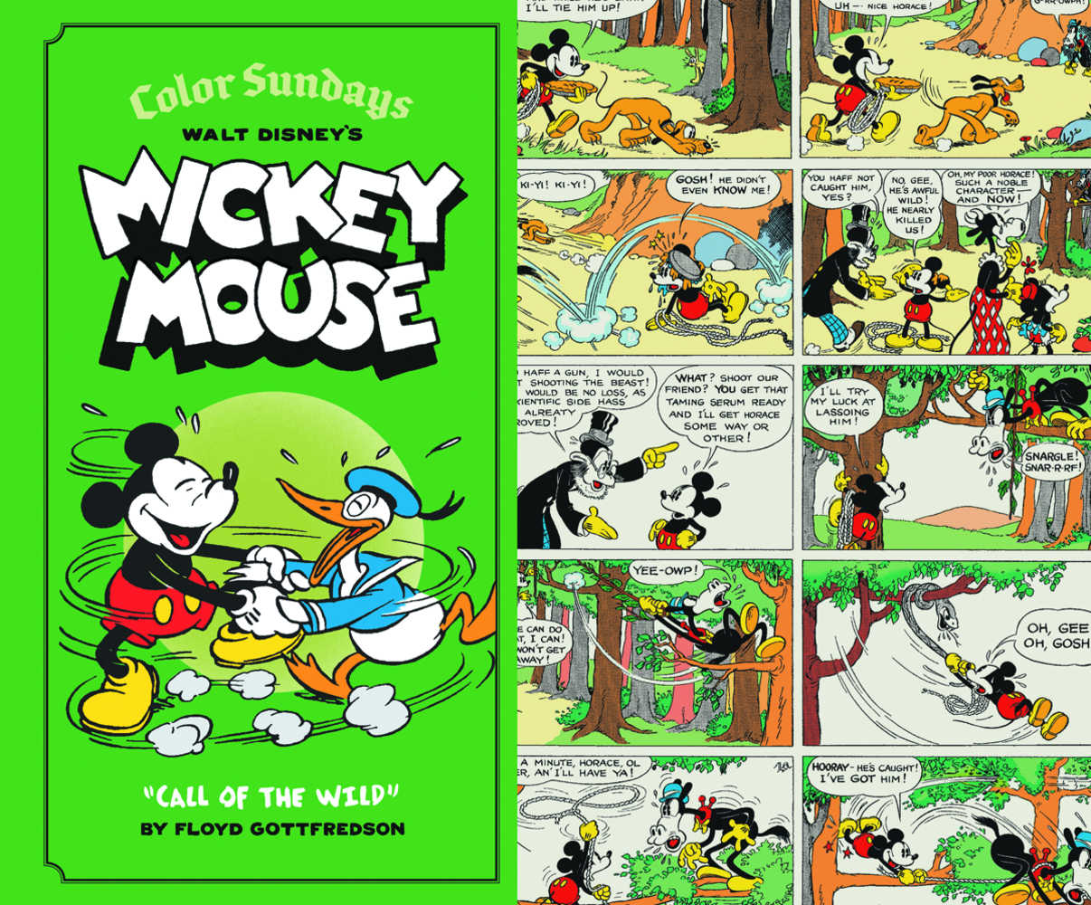Disney Mickey Mouse Color Sundays Hardcover Volume 01 Call Wild 