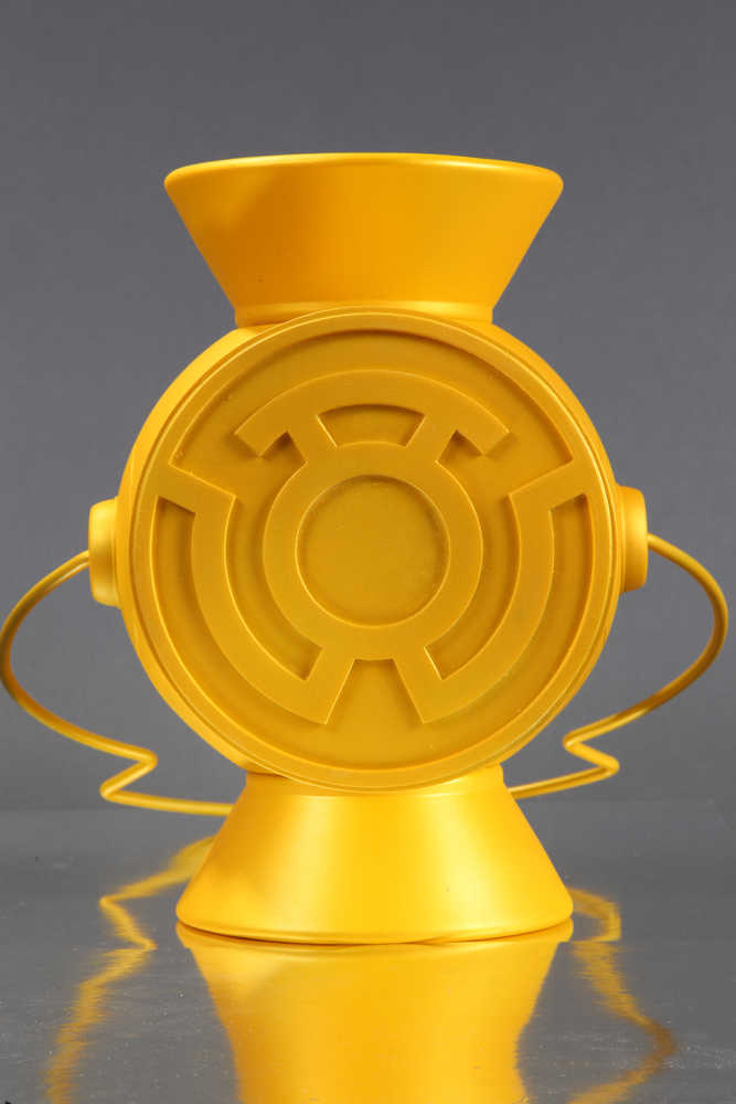 Yellow Lantern 1:1 Power Battery Prop W Ring