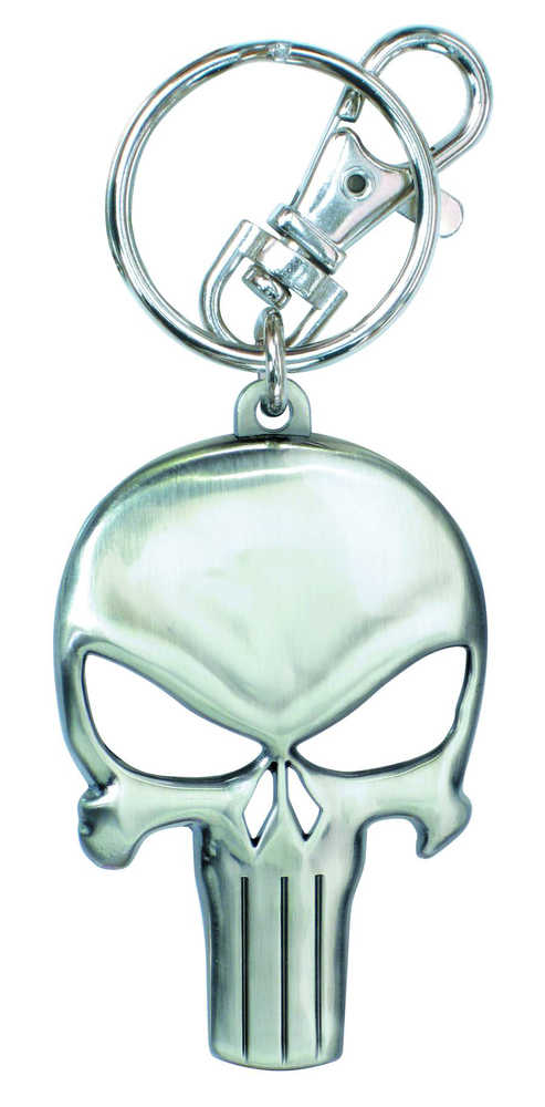 Punisher Symbol Pewter Keyring 