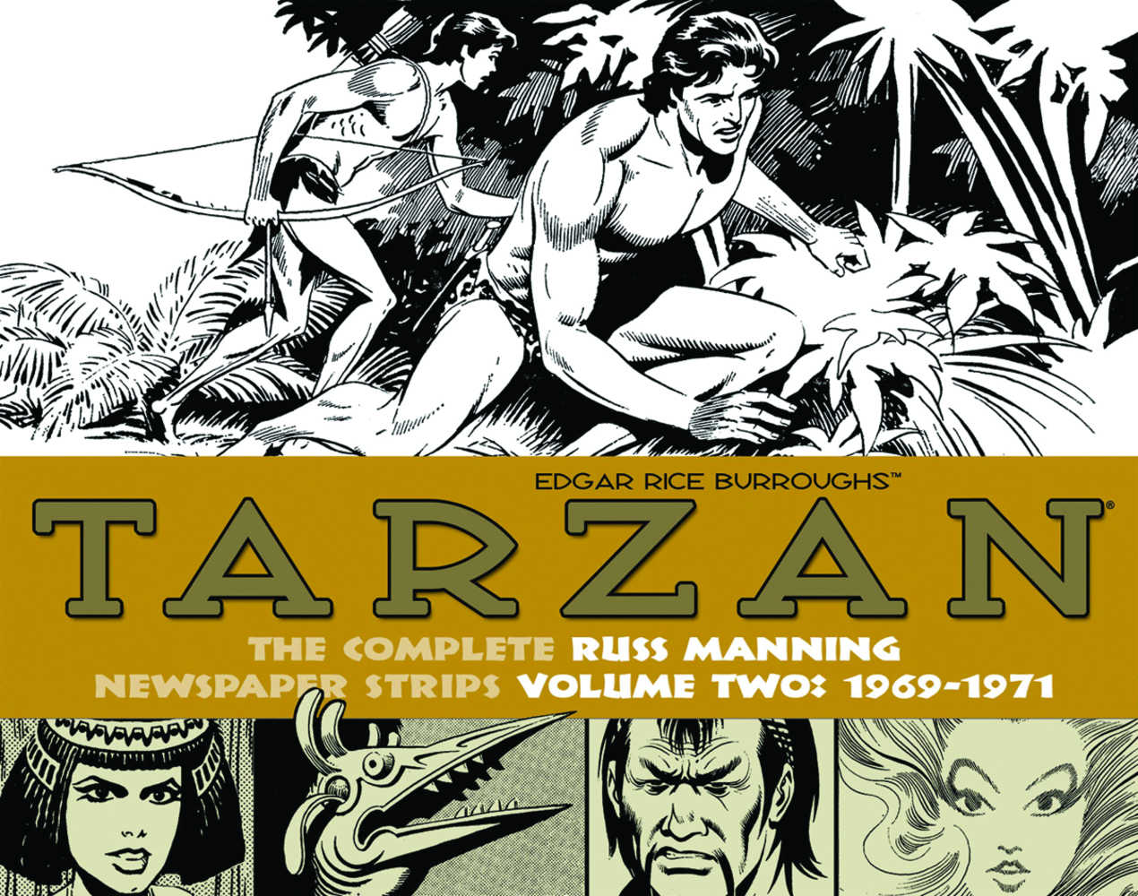 Tarzan Russ Manning Newspaper Strips Hardcover Volume 01 1969 1971