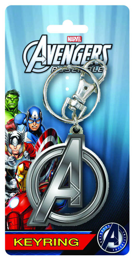 Avengers Logo Pewter Keyring 