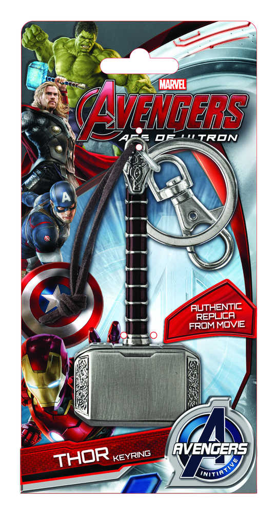 Thor Dark World Hammer Pewter Keyring 
