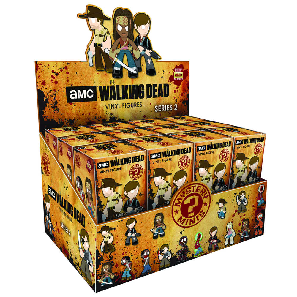Walking Dead Mystery Minis II 24 Pc Blind Mystery Box Display 