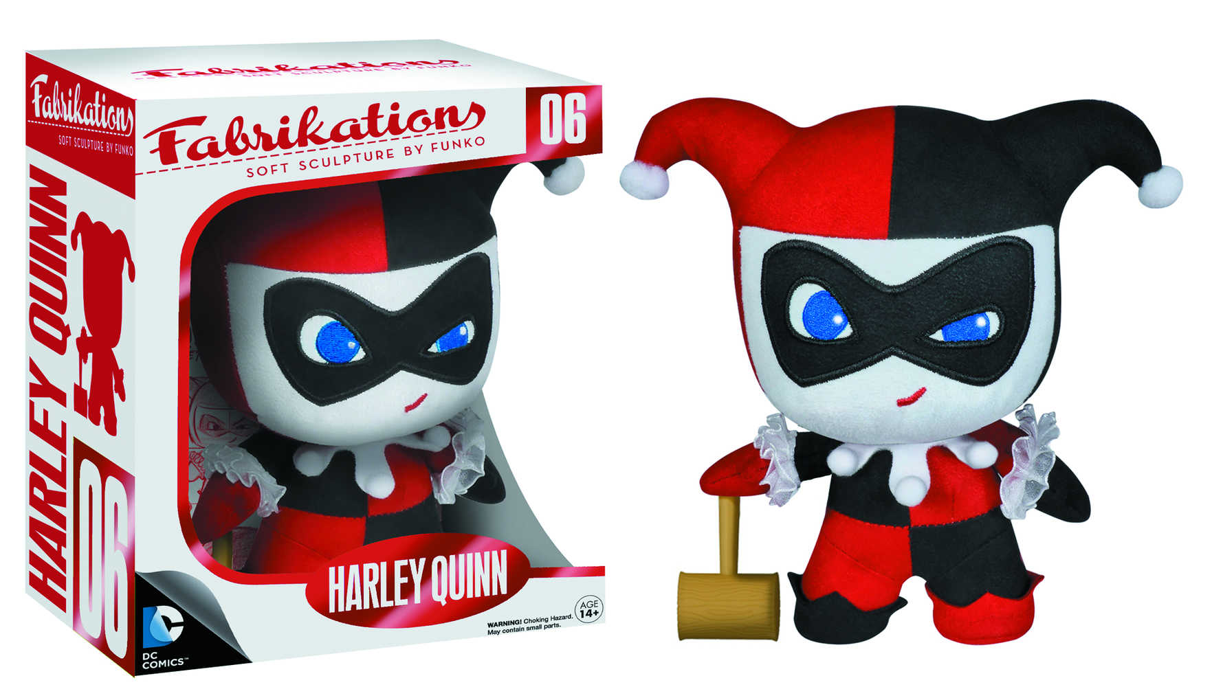 Fabrikations Harley Quinn Soft Sculpt Plush Figure 
