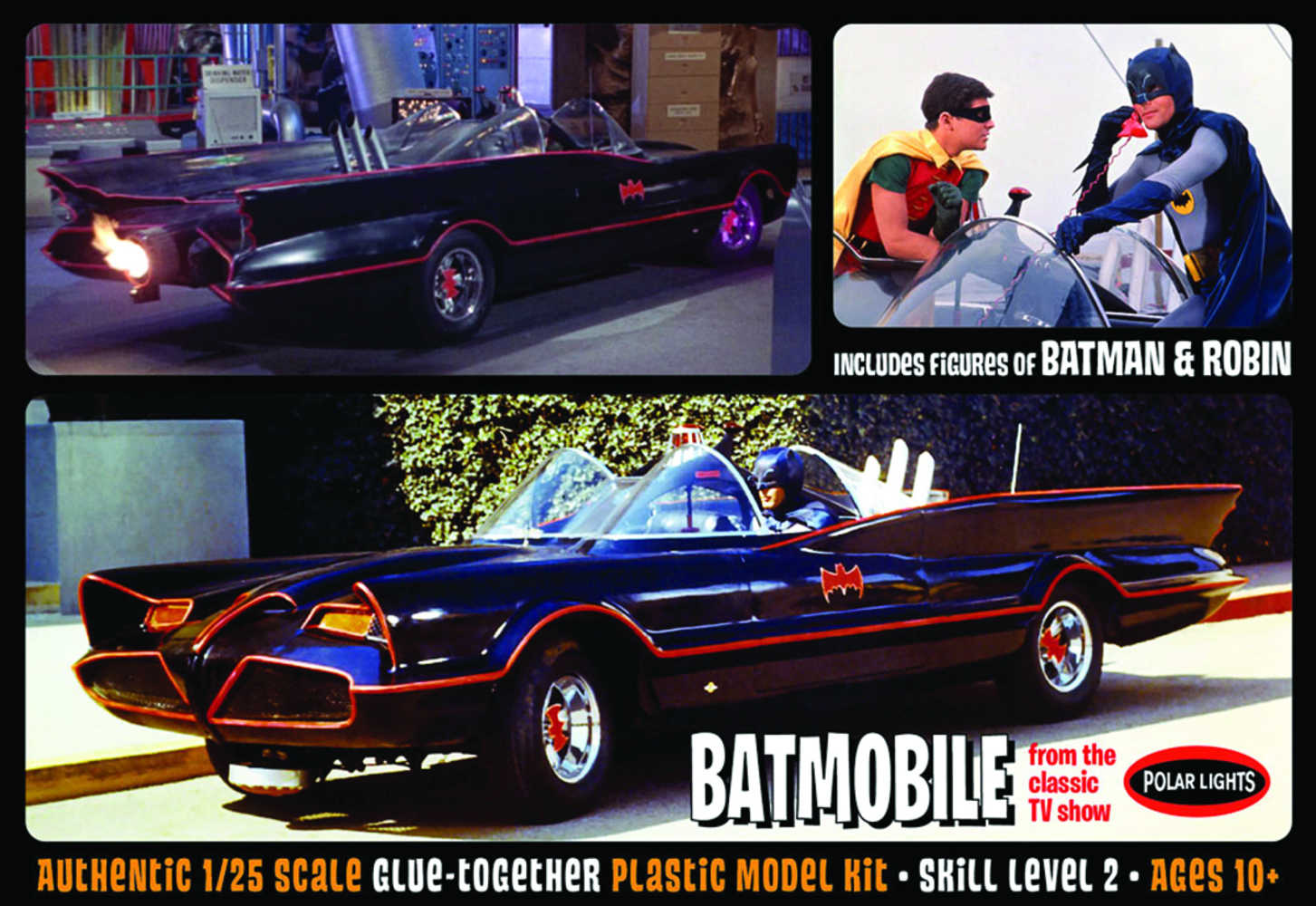 1966 Batman Batmobile 1/25 Scale Model Kit 