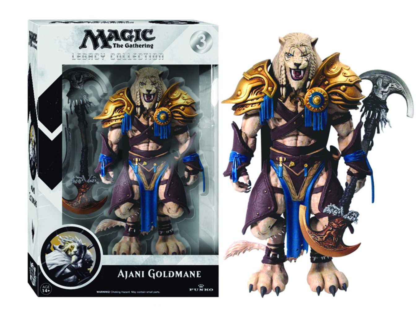 Legacy Magic The Gathering Ajani Goldmane Action Figure 