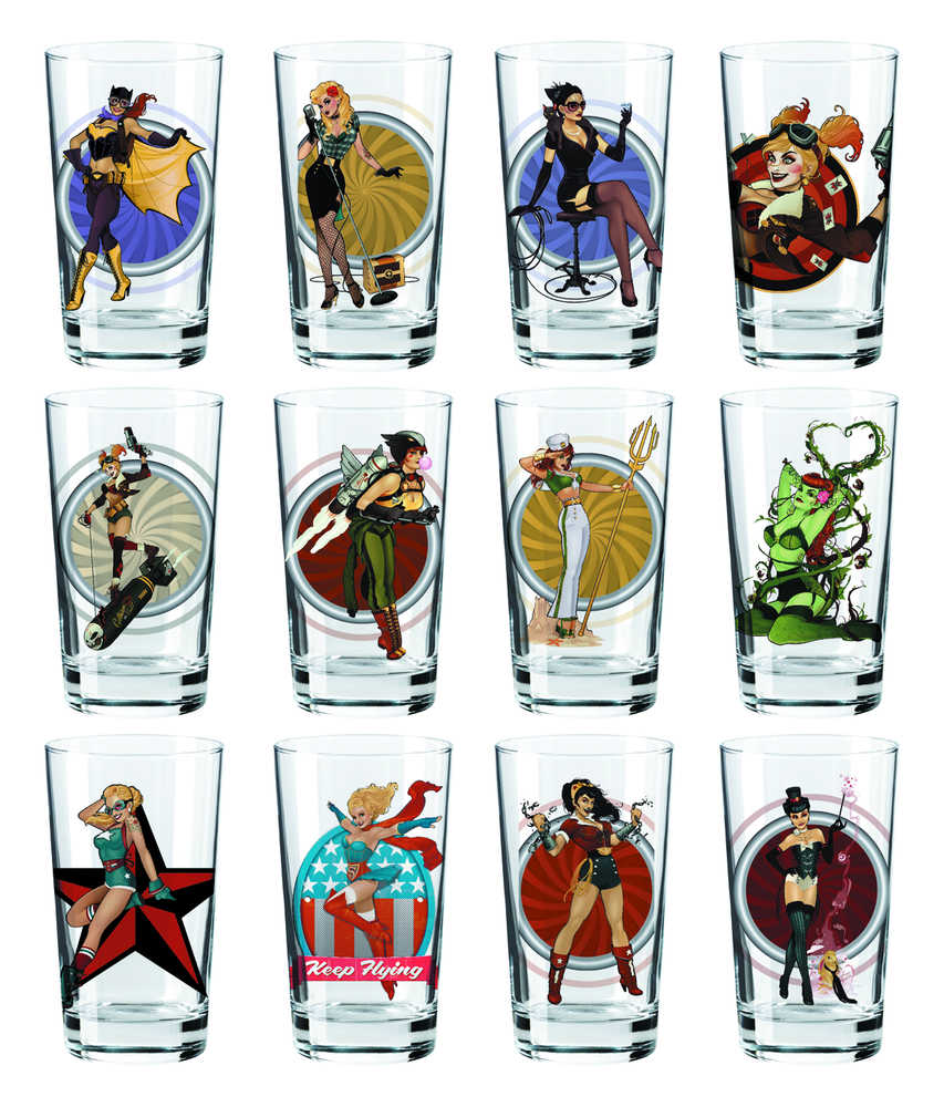 Toon Tumblers Bombshells Mera Pint Glass 