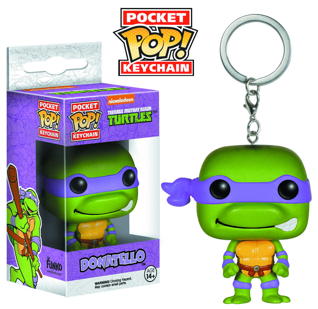 Pocket Pop Donatello Vinyl Figure Keychain 
