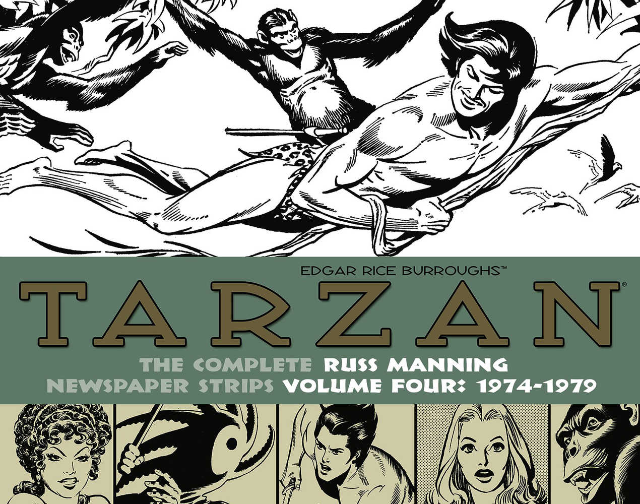 Tarzan Russ Manning Newspaper Strips Hardcover Volume 04 1974 1979