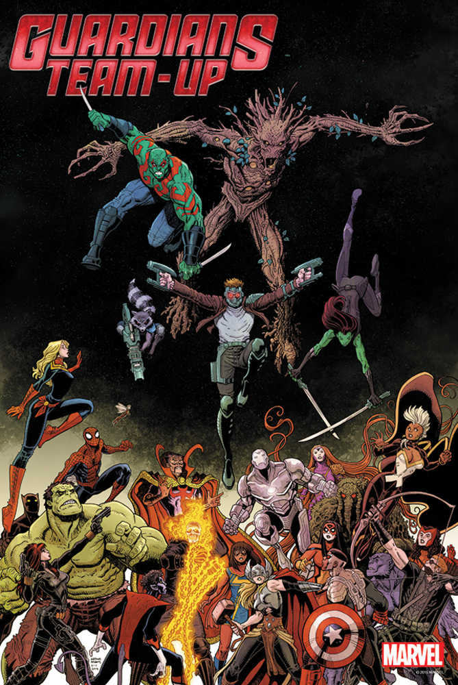 Guardians Team Up By Adams Poster