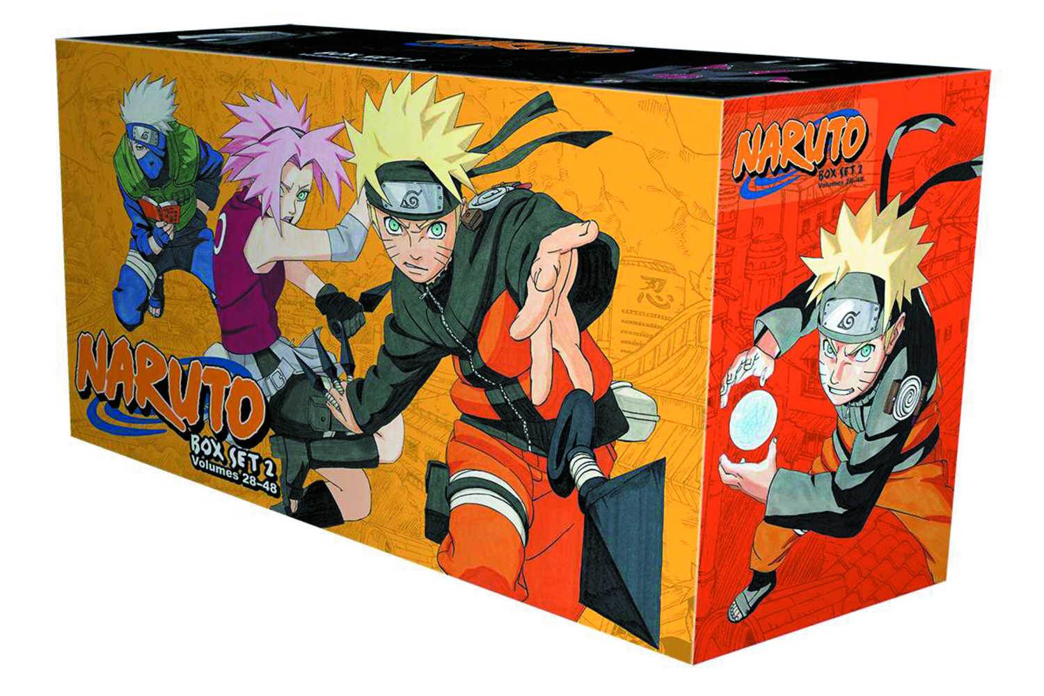 Naruto Graphic Novel Box Set 2 Vols 28 48 