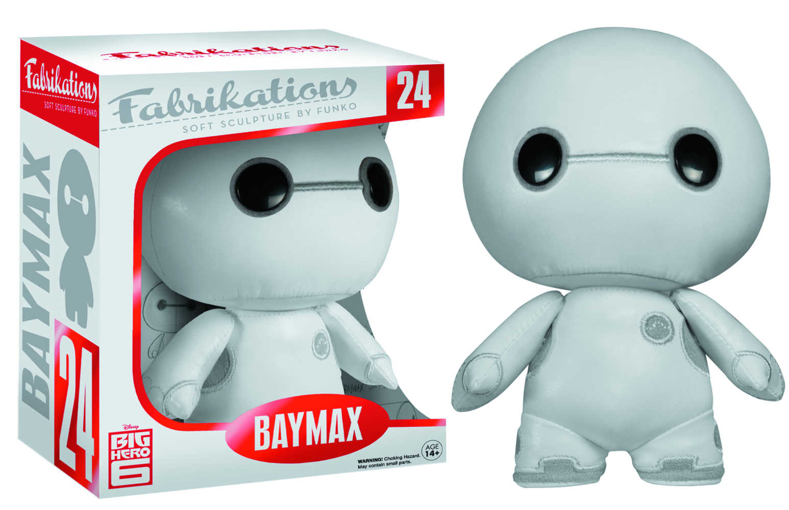 Fabrikations Big Hero 6 Baymax Soft Sculpt Plush Figure 