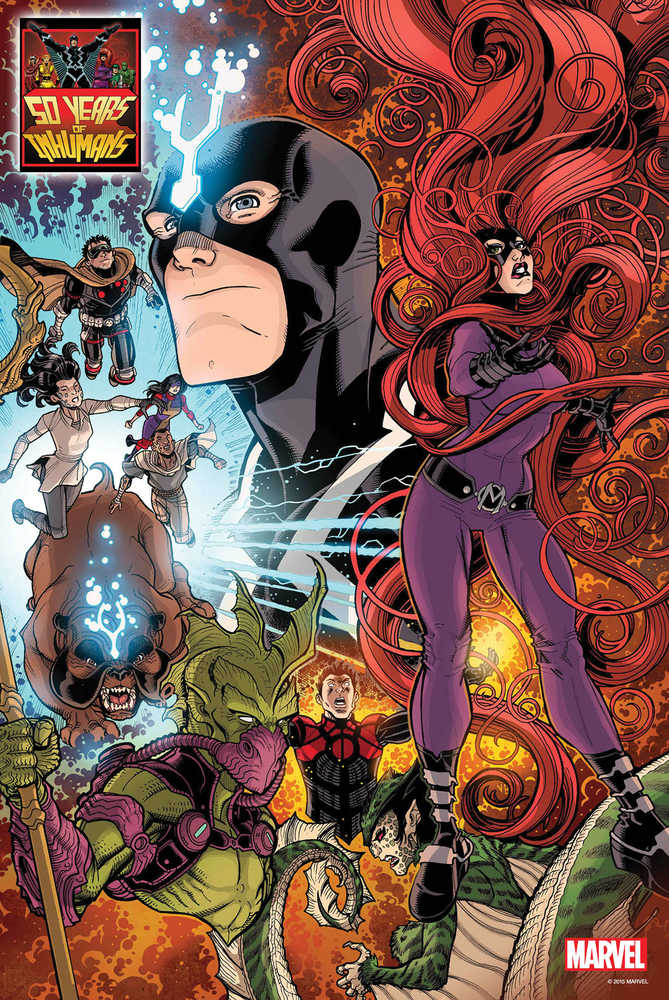 Civil War Inhumans 50 Th Anniv By Bradshaw Poster