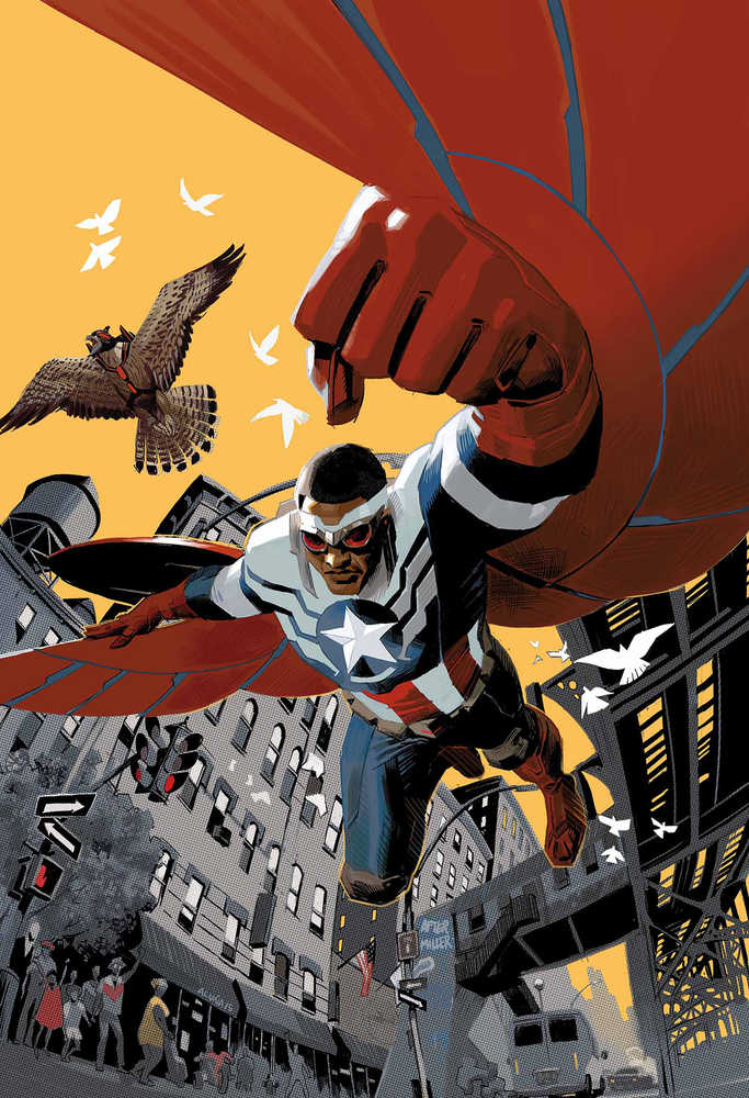 Captain America Sam Wilson #1 By Acuna Poster