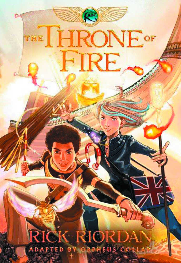 Kane Chronicles Graphic Novel Book 02 Throne Of Fire 