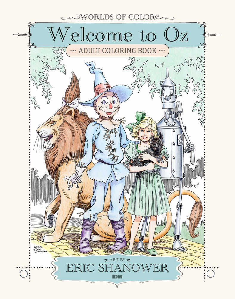 Worlds Of Color Welcome To Oz Adult Coloring Book TPB