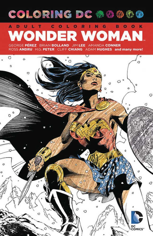 Coloring DC Wonder Woman TPB