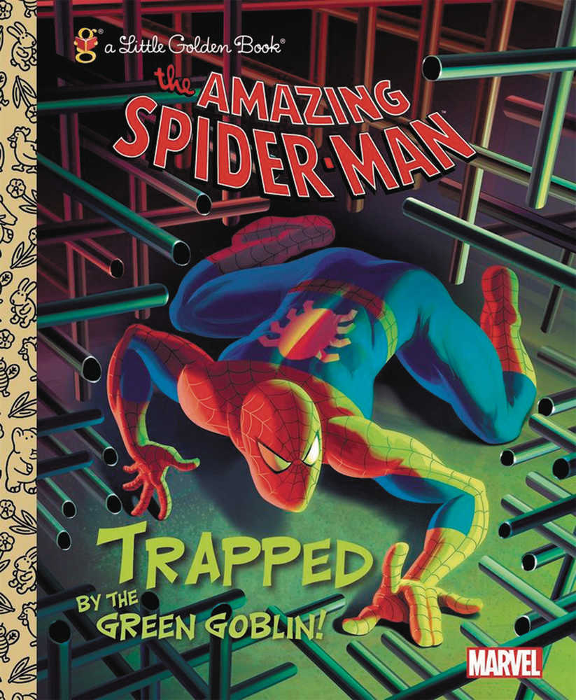 Spider-Man Trapped By Green Goblin Little Golden Book Reissue