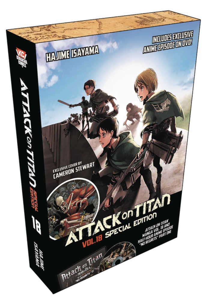 Attack On Titan Graphic Novel Volume 19 Special Edition With Dvd 