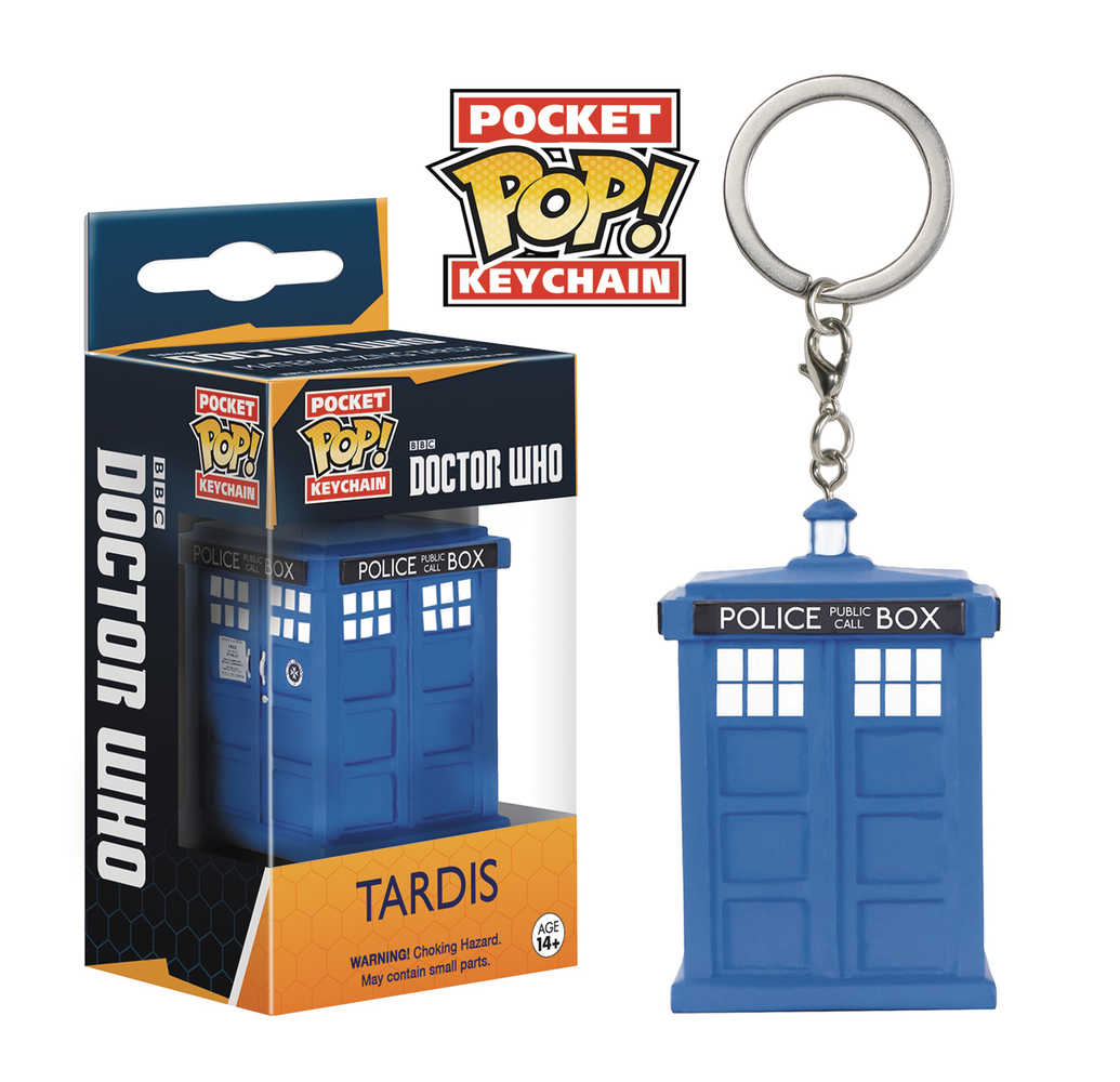 Pocket Pop Doctor Who Tardis Vinyl Figure Keychain 