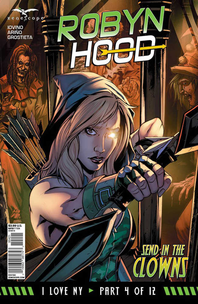 Grimm Fairy Tales Robyn Hood I Love Ny #4 (Of 12) B Cover Riveiro (Mature)