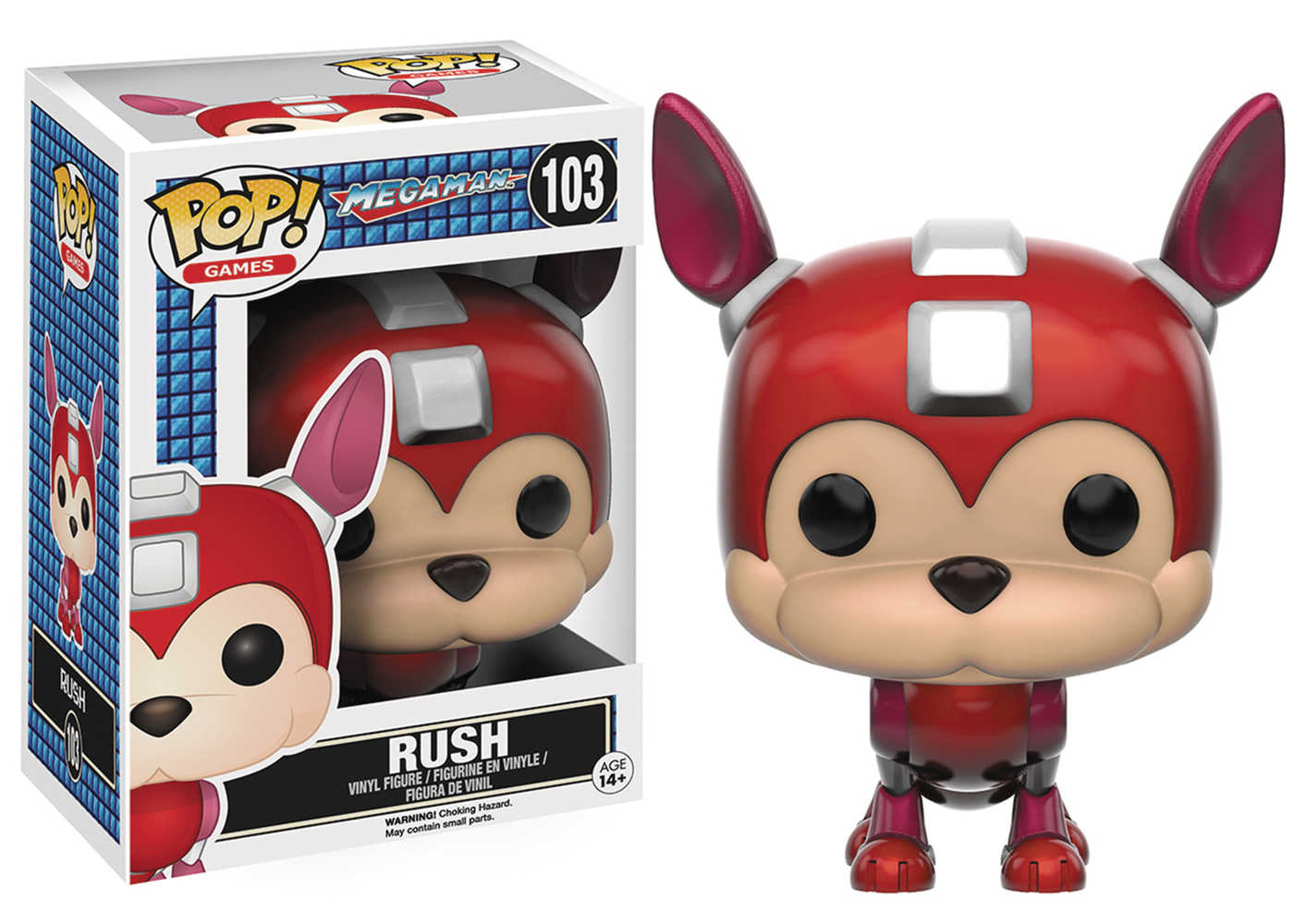 Pop Games Megaman Rush Vinyl Figure 