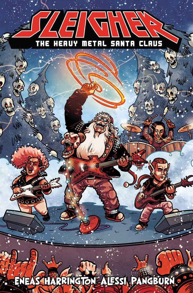 Sleigher TPB Volume 01 Heavy Metal Santa Claus (Mature)