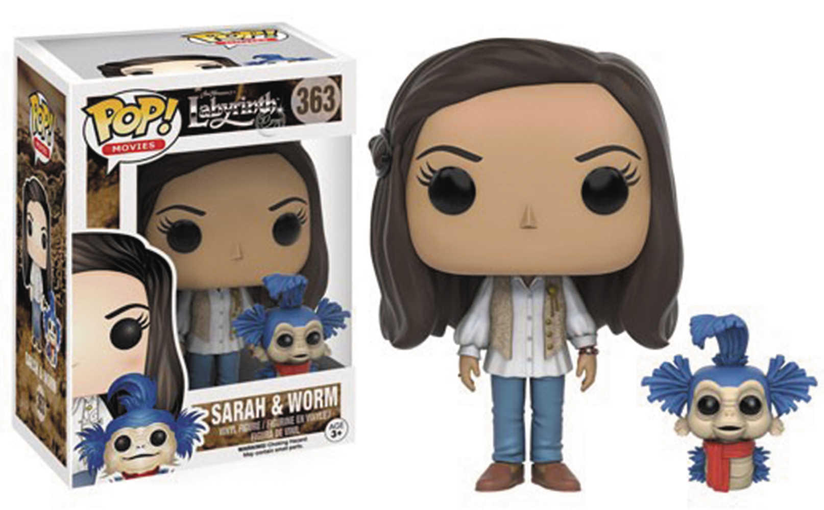 Pop Labyrinth Sarah & Worm Vinyl Figure 