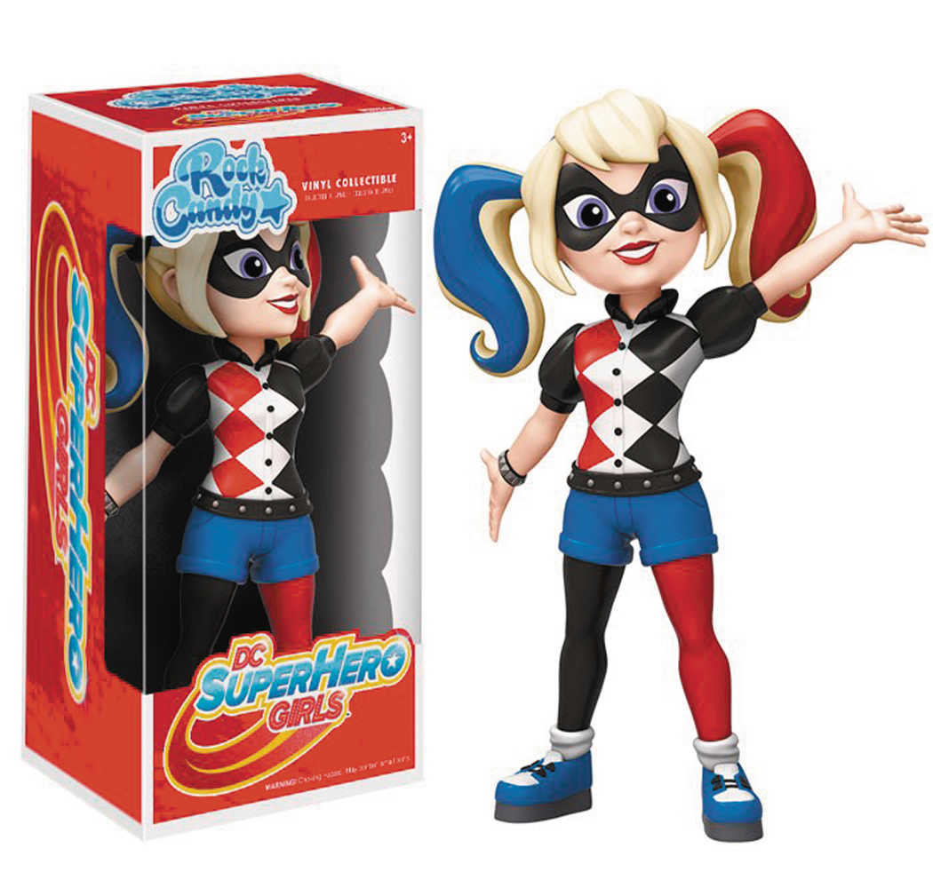Rock Candy DC Super Hero Girls Harley Figure 