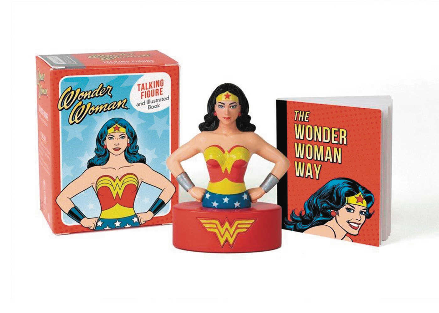 Wonder Woman Talking Figure & Illustrated Book Kit 