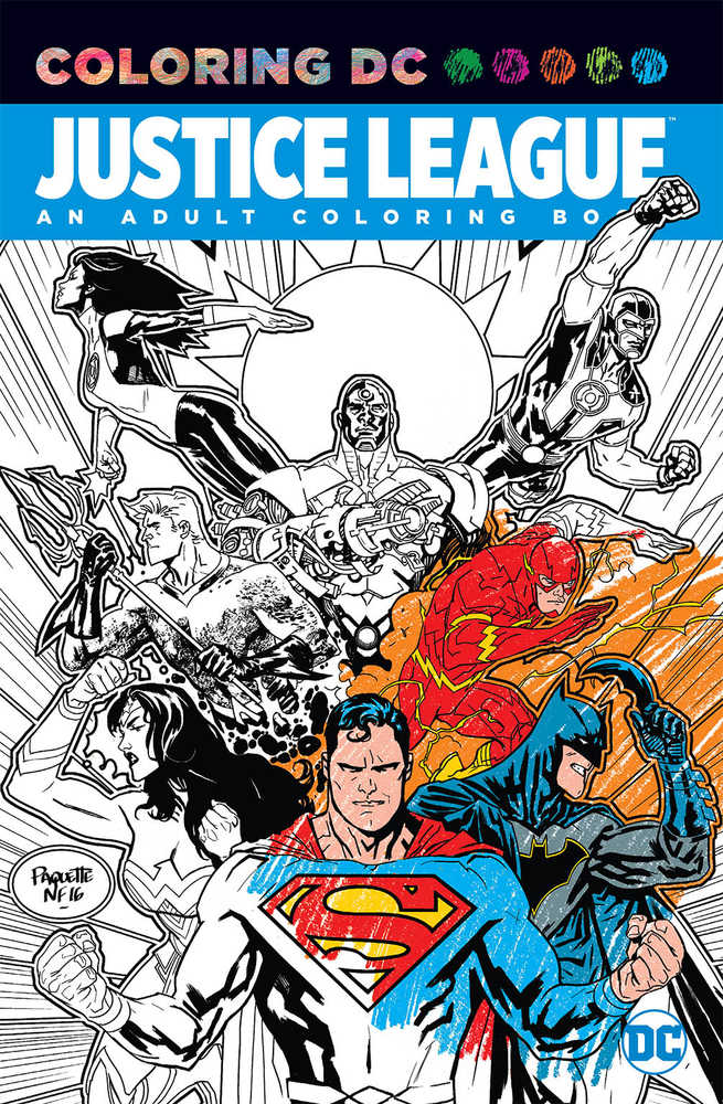 Justice League An Adult Coloring Book TPB