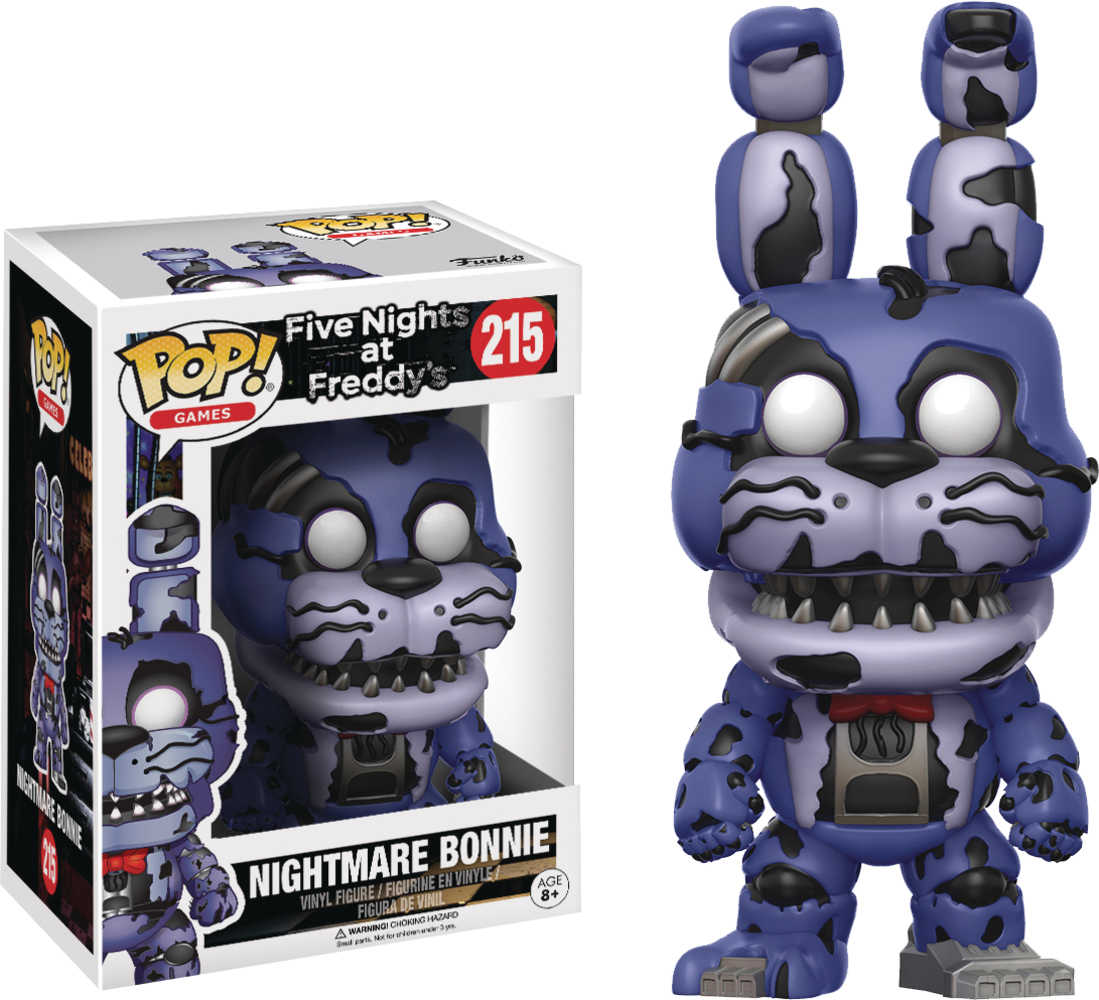 Pop Fnaf Nightmare Bonnie Vinyl Figure 