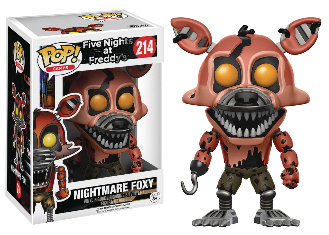 Pop Fnaf Nightmare Foxy Vinyl Figure 