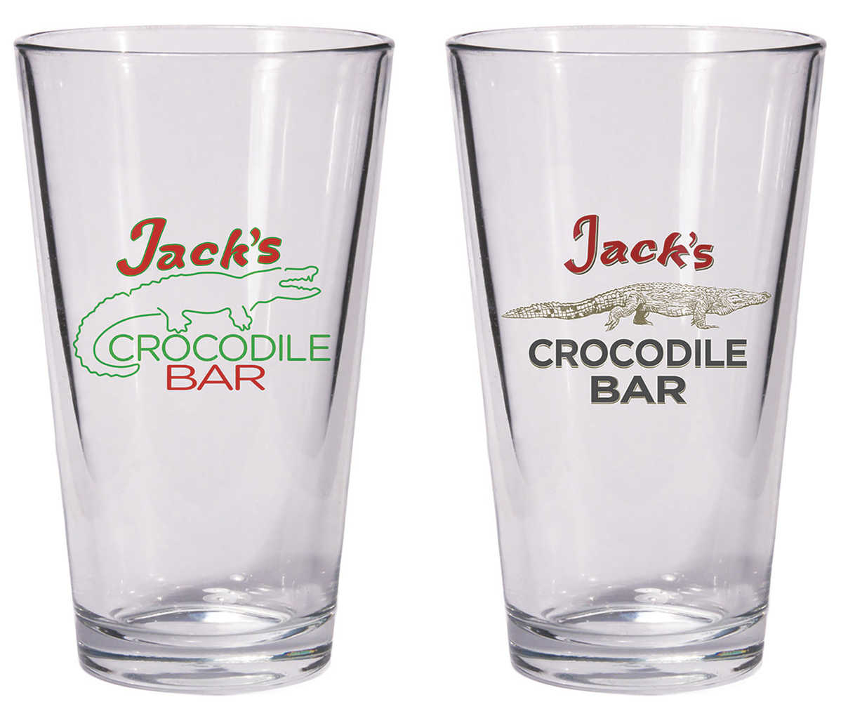 American Gods Jacks Crocodile Bar Pint Glass Set 