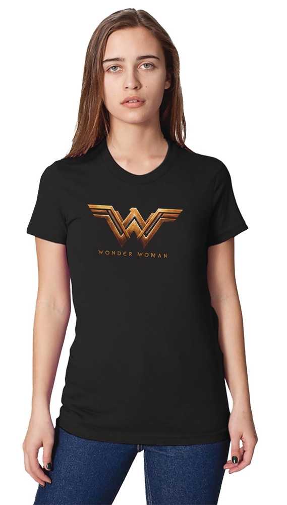 Wonder Woman Movie Logo Womens T-Shirt MED 