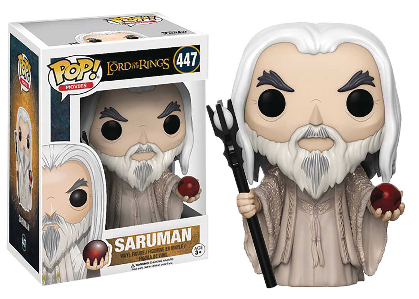 Pop Lord Of The Rings Saruman Vinyl Figure 
