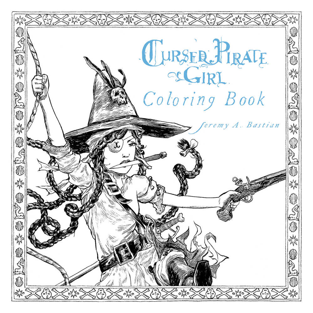 Cursed Pirate Girl Coloring Book Softcover 