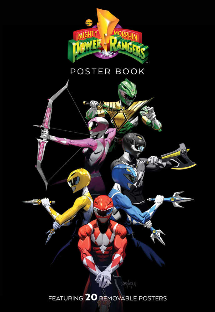 Mighty Morphin Power Rangers Poster Book Softcover